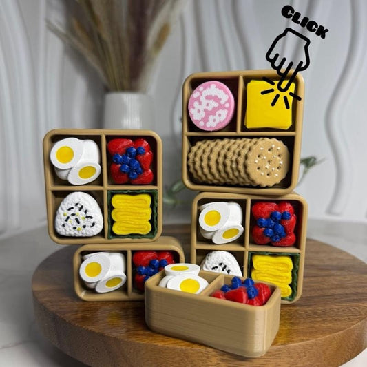 Lunchbox Clicker | Bento Box Clicker | Fidget Clicker